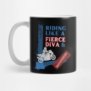 Fierce diva rider Mug